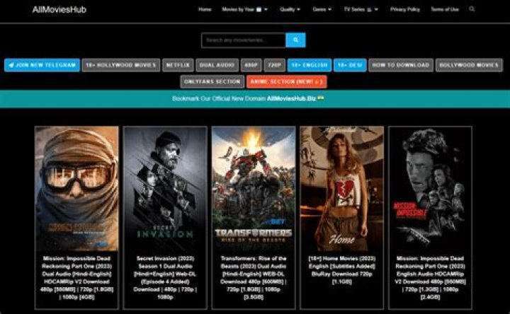 AllMoviesHub Cafe: The Ultimate Movie Streaming Hub for Movie Enthusiasts